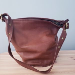 Coach Vintage Bucket Duffel British Tan Leather